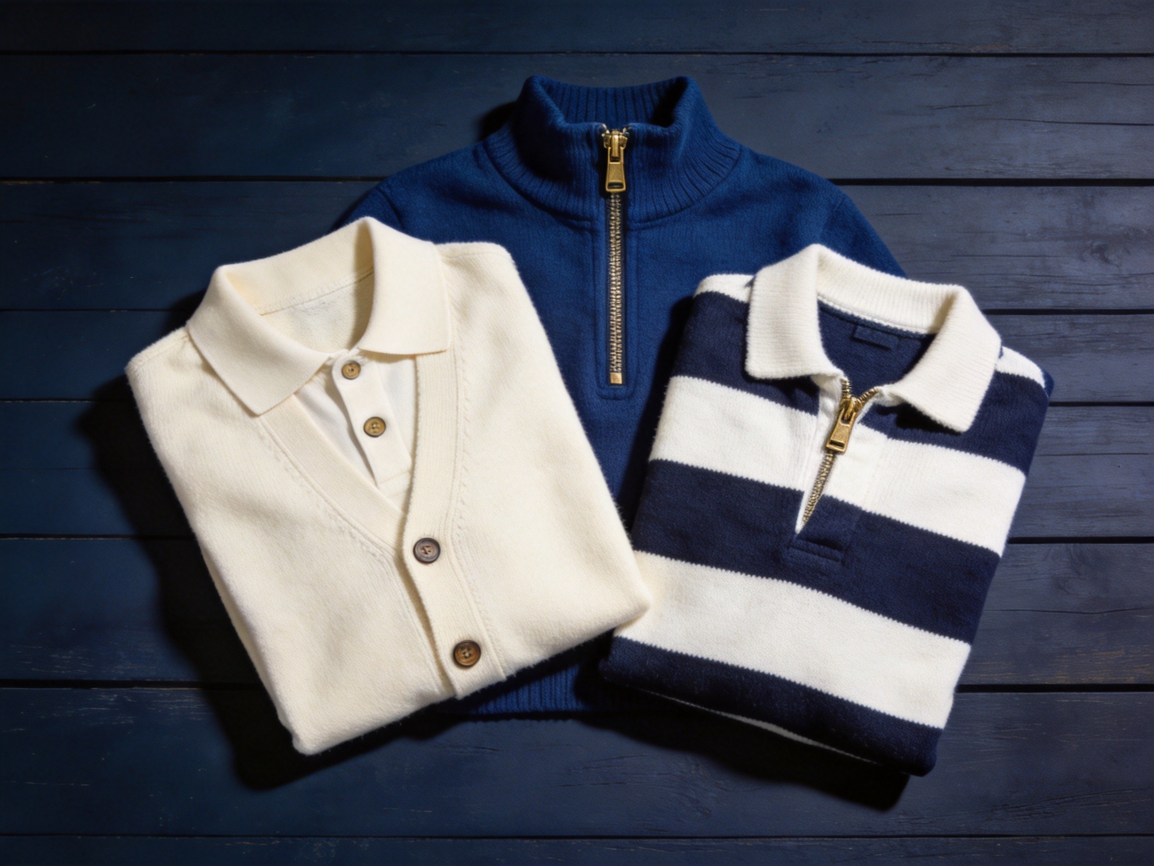 Sports-inspired knitwear half-zip pullover polo cardigan rugby knit FW2026 B2B sourcing guide