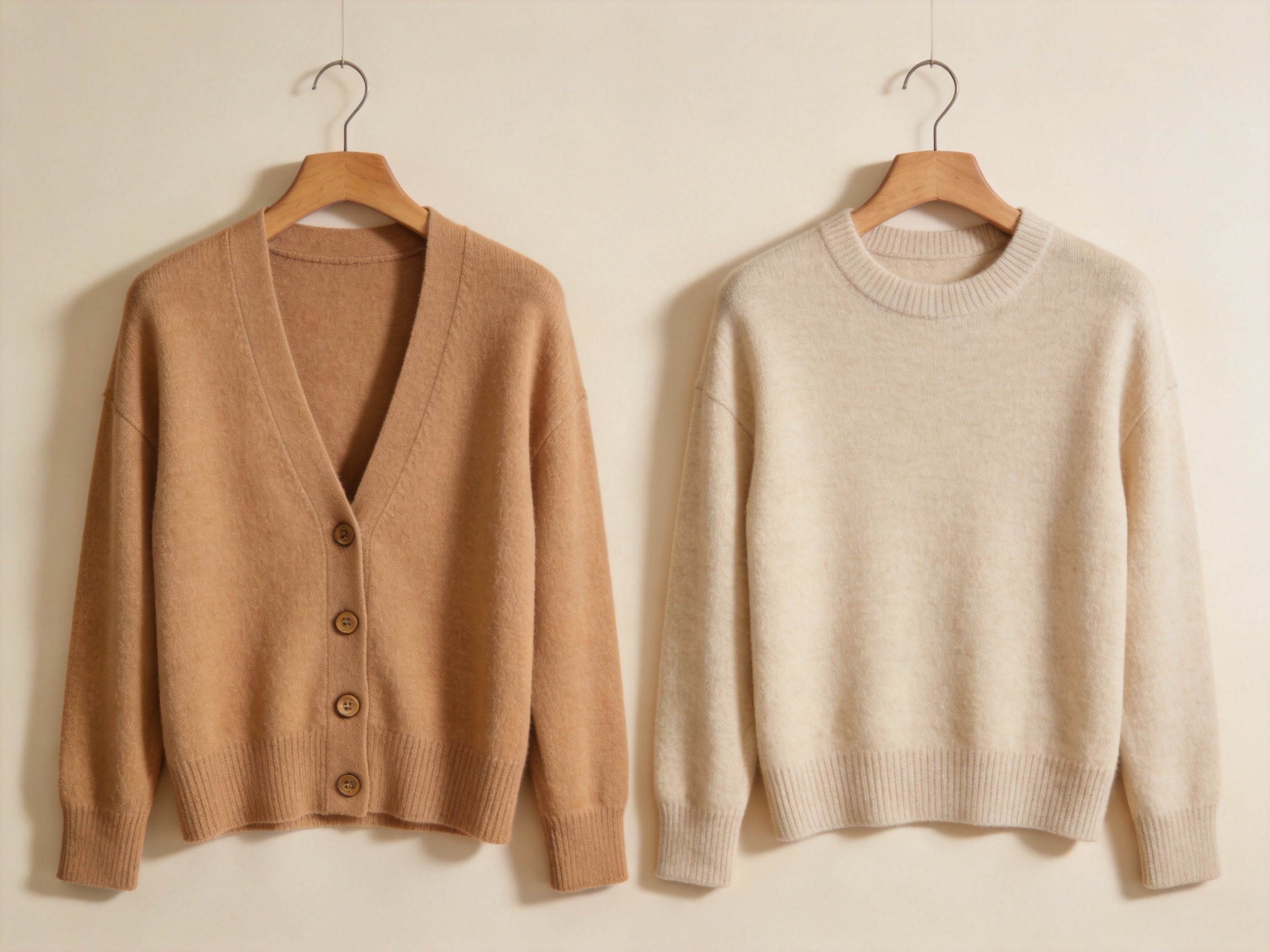 Cardigan vs Pullover