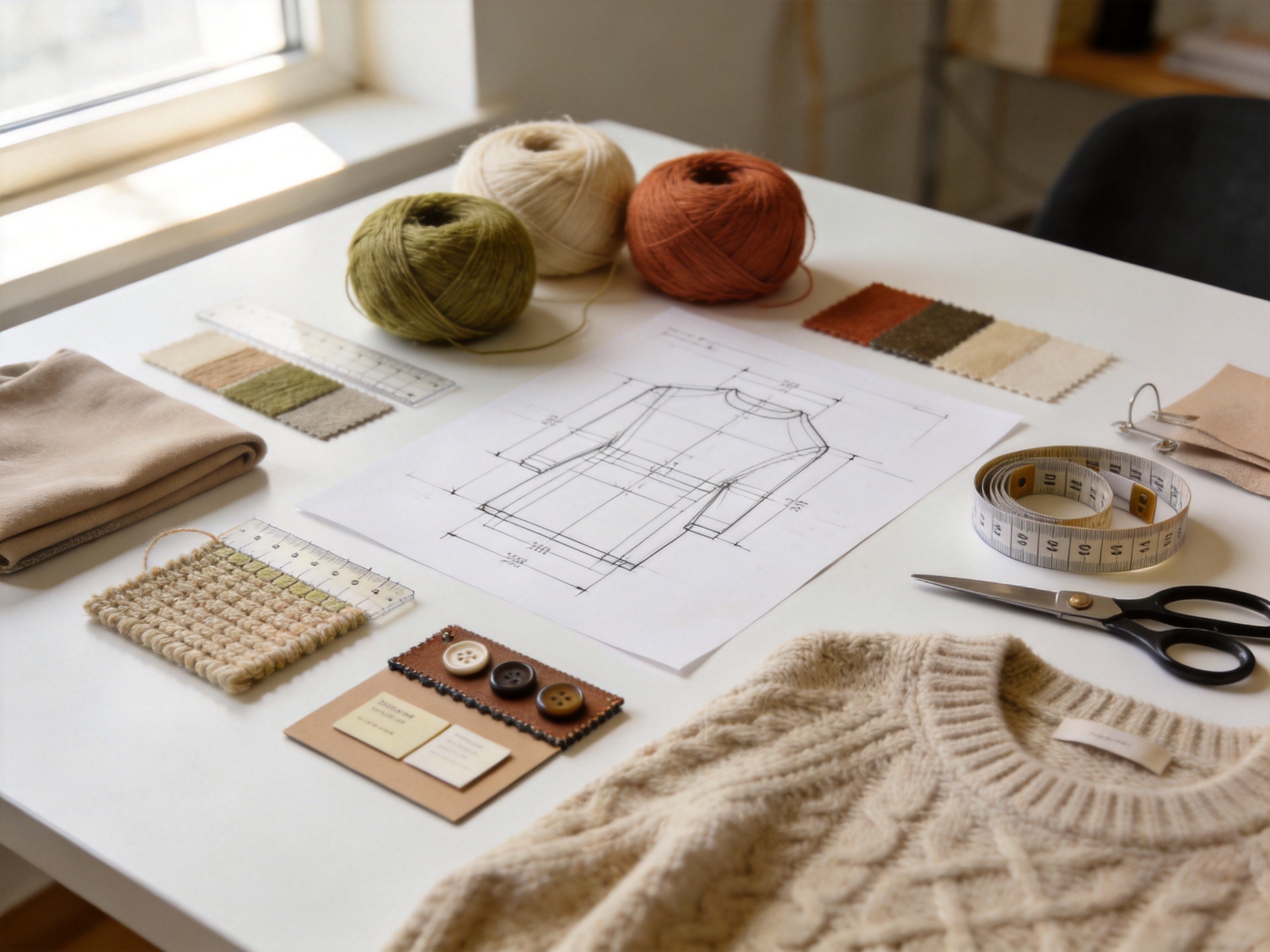 Knitwear Sampling Process